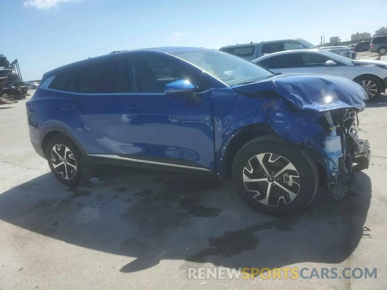 4 fotografías del automóvil dañado 5XYK33DF1SG291119 KIA SPORTAGE 2025