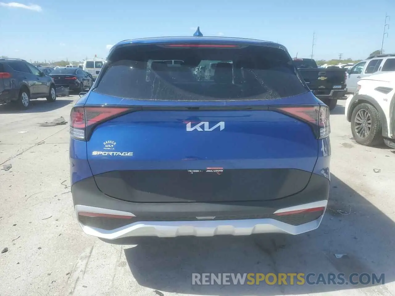 6 fotografías del automóvil dañado 5XYK33DF1SG291119 KIA SPORTAGE 2025