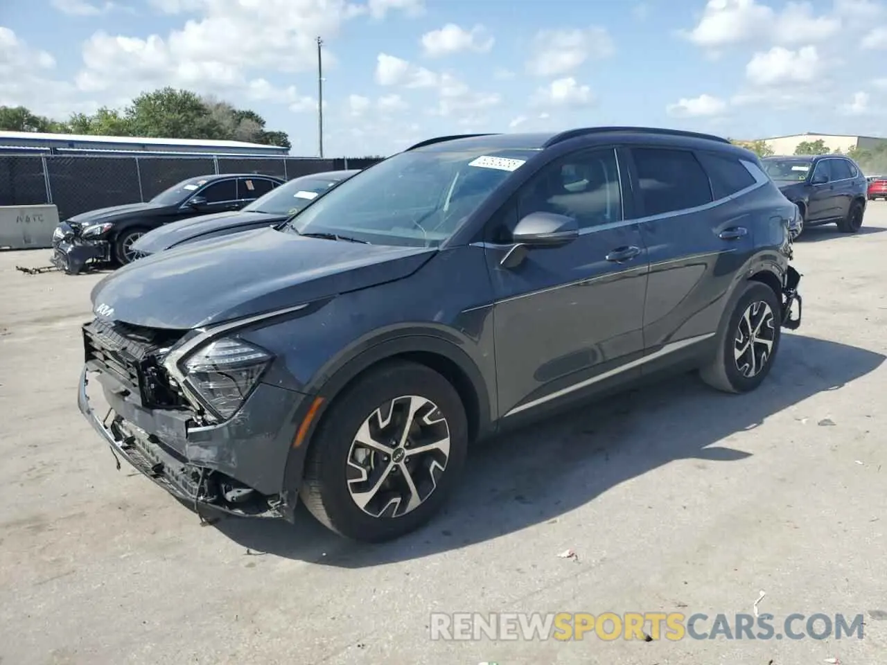 1 fotografías del automóvil dañado 5XYK33DF2SG242298 KIA SPORTAGE 2025