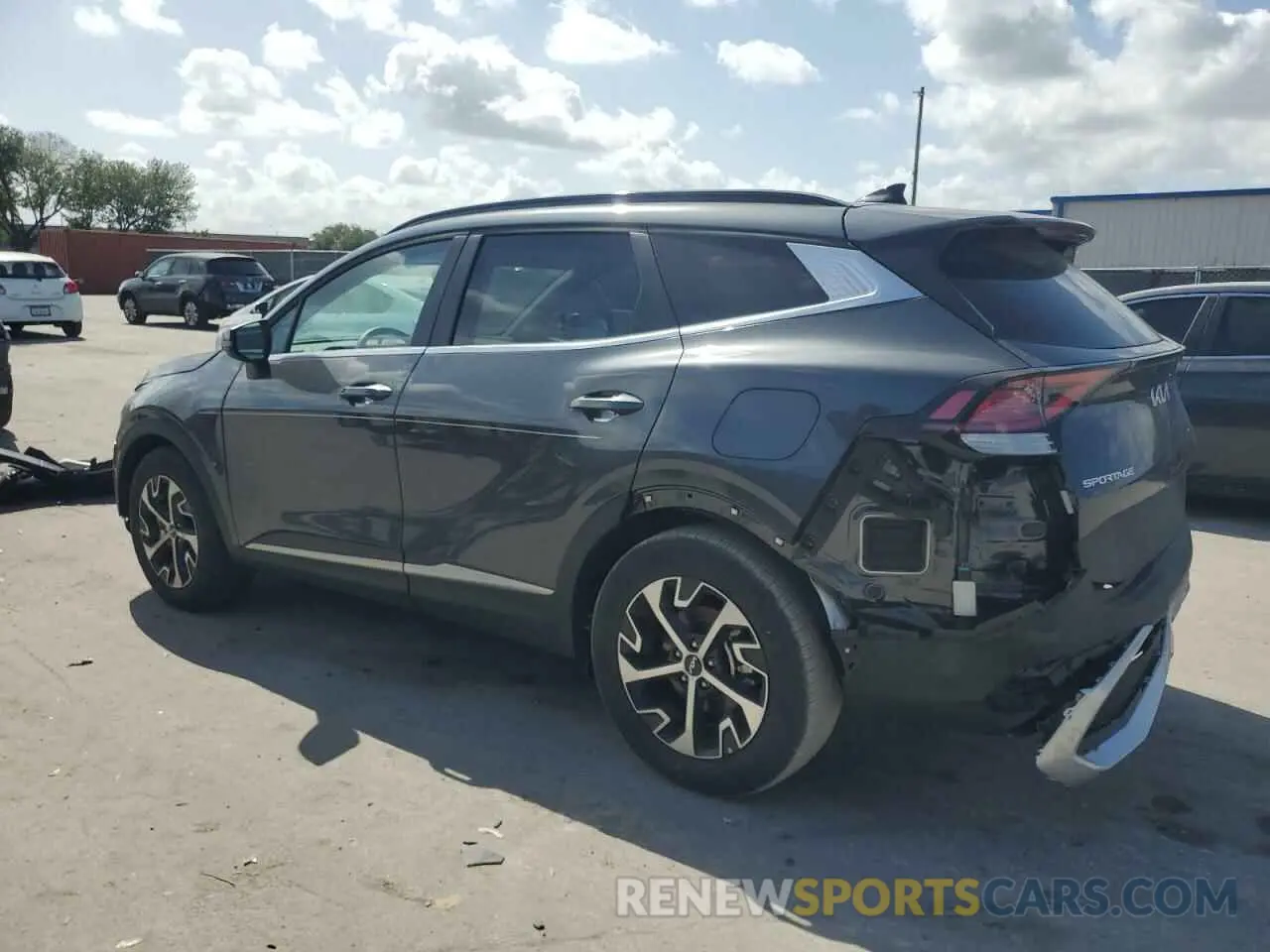 2 fotografías del automóvil dañado 5XYK33DF2SG242298 KIA SPORTAGE 2025