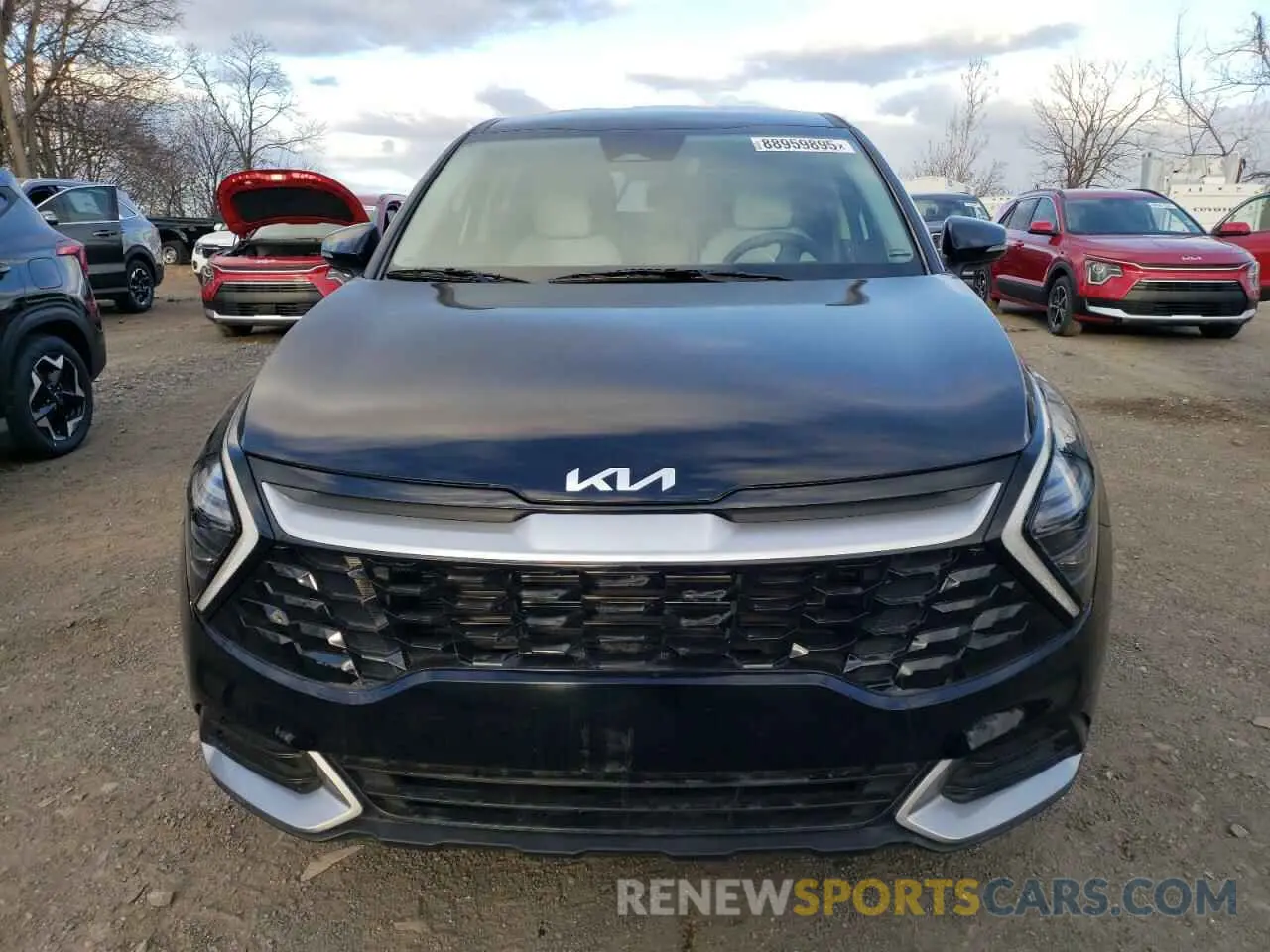5 fotografías del automóvil dañado 5XYK33DF2SG248411 KIA SPORTAGE 2025