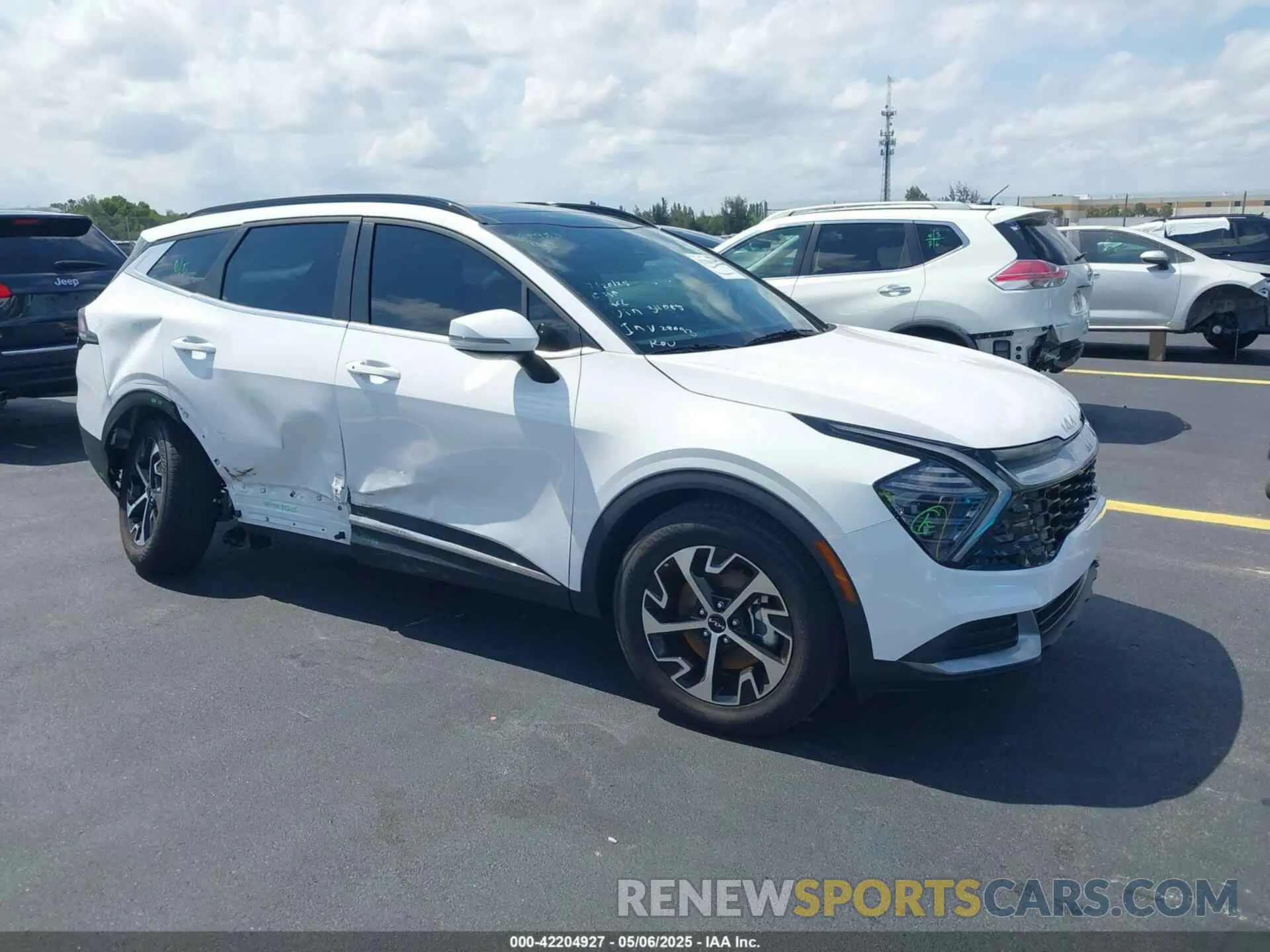 1 fotografías del automóvil dañado 5XYK33DF2SG311085 KIA SPORTAGE 2025