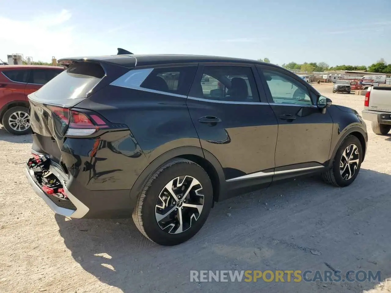 3 fotografías del automóvil dañado 5XYK33DF3SG243671 KIA SPORTAGE 2025