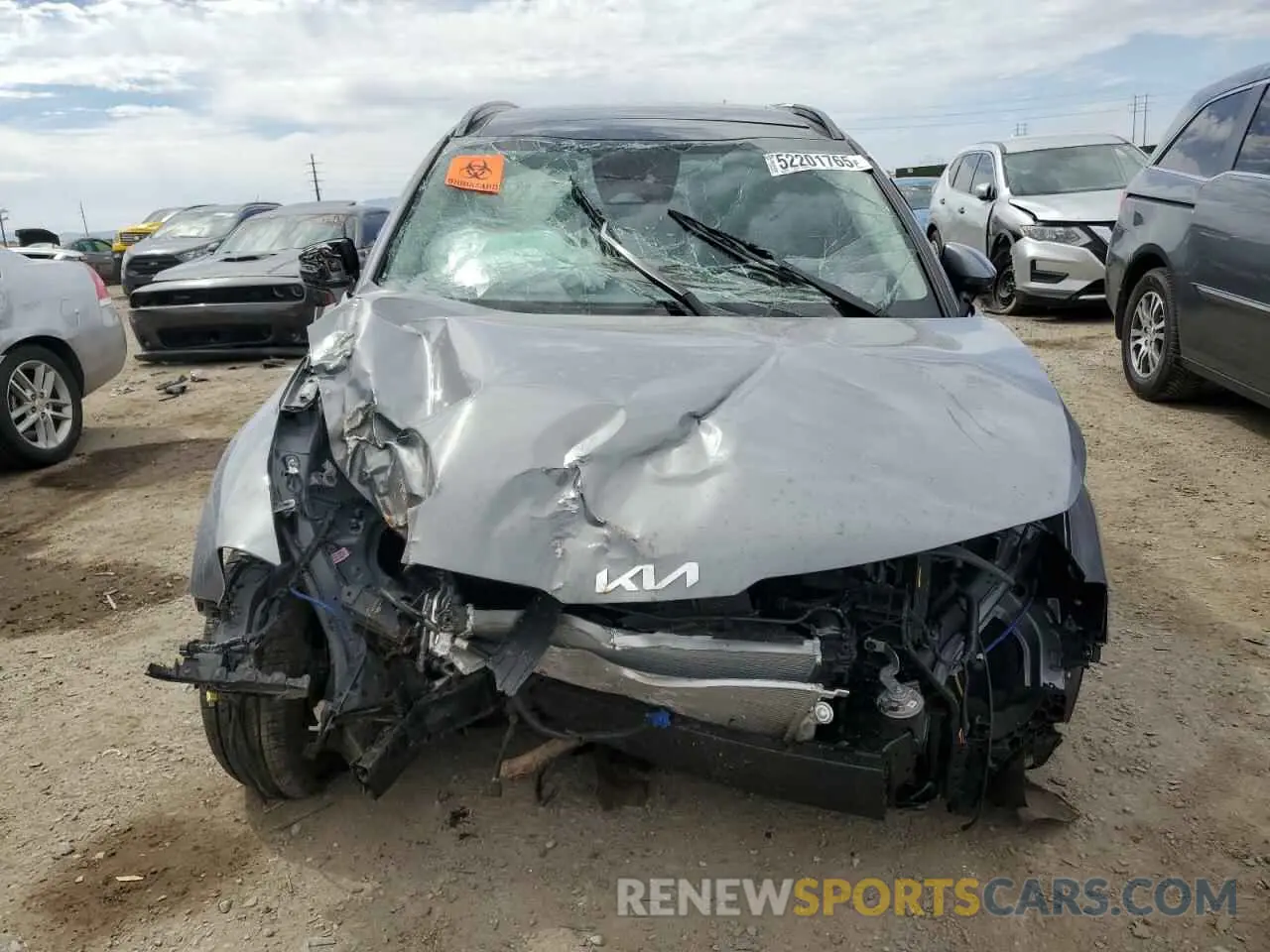 5 fotografías del automóvil dañado 5XYK33DF4SG266506 KIA SPORTAGE 2025