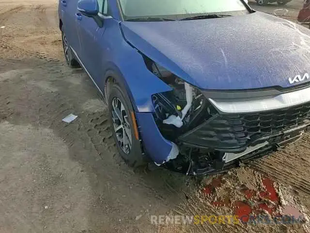 10 fotografías del automóvil dañado 5XYK33DF4SG280499 KIA SPORTAGE 2025