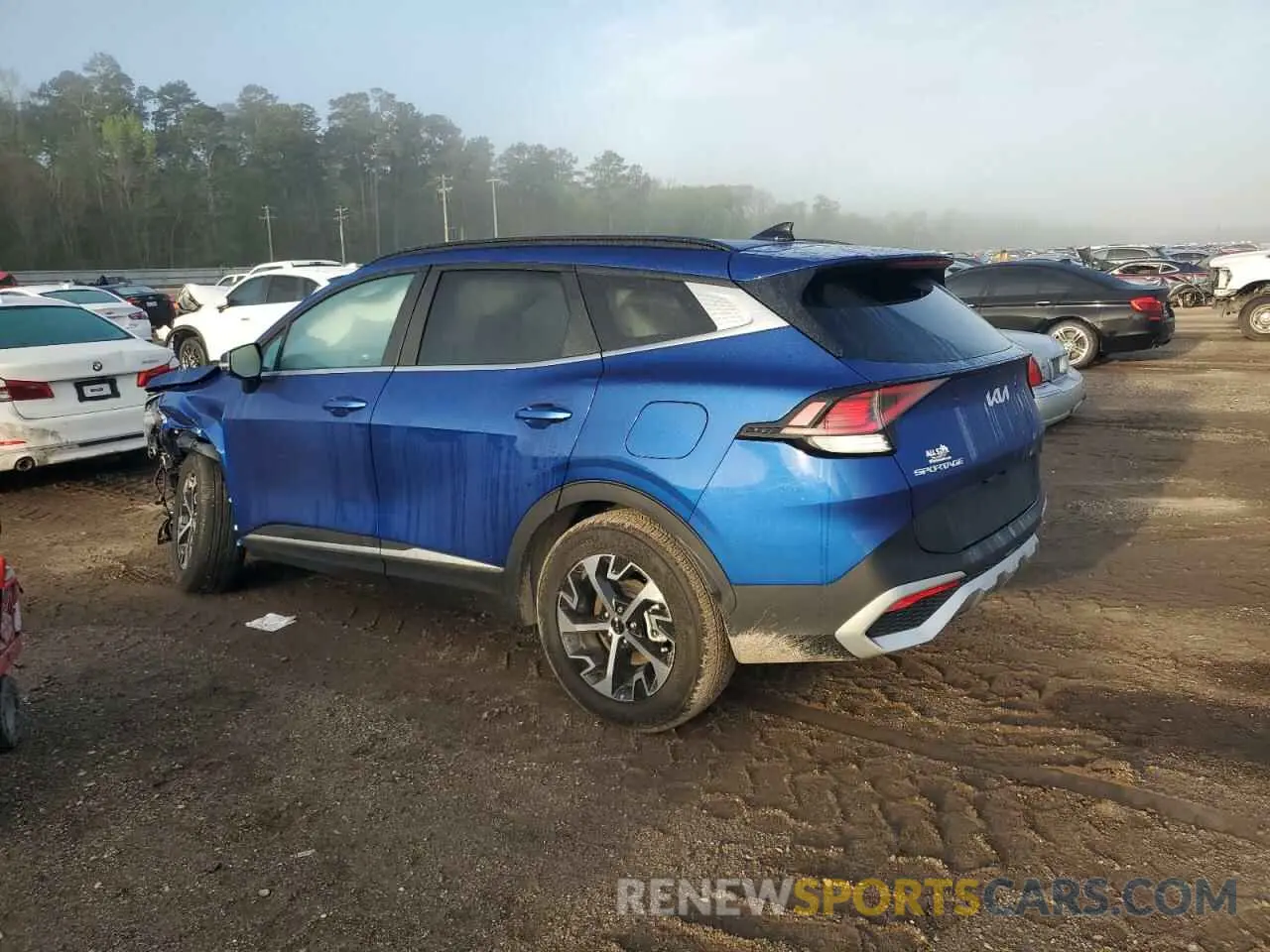 2 fotografías del automóvil dañado 5XYK33DF4SG280499 KIA SPORTAGE 2025