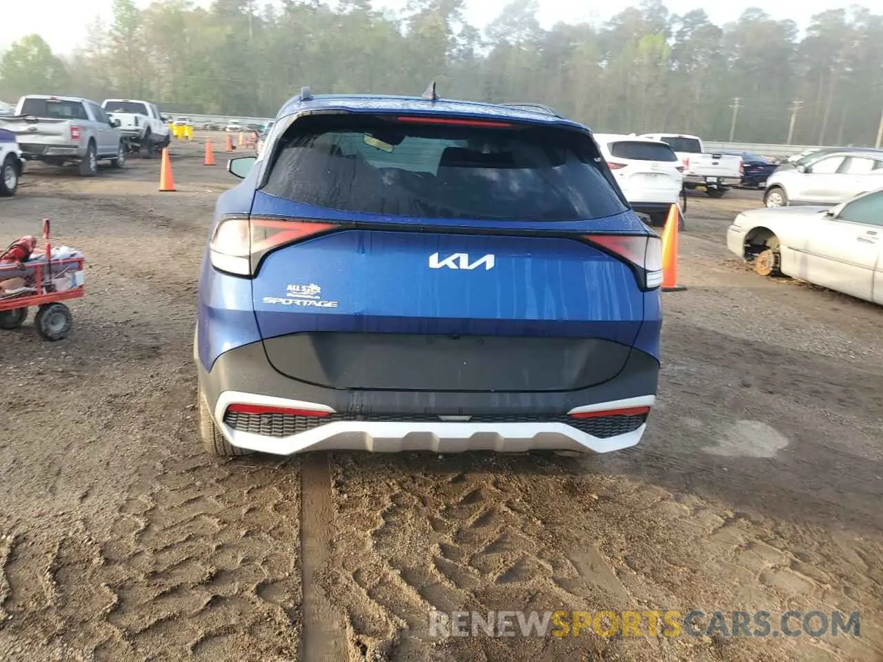 6 fotografías del automóvil dañado 5XYK33DF4SG280499 KIA SPORTAGE 2025
