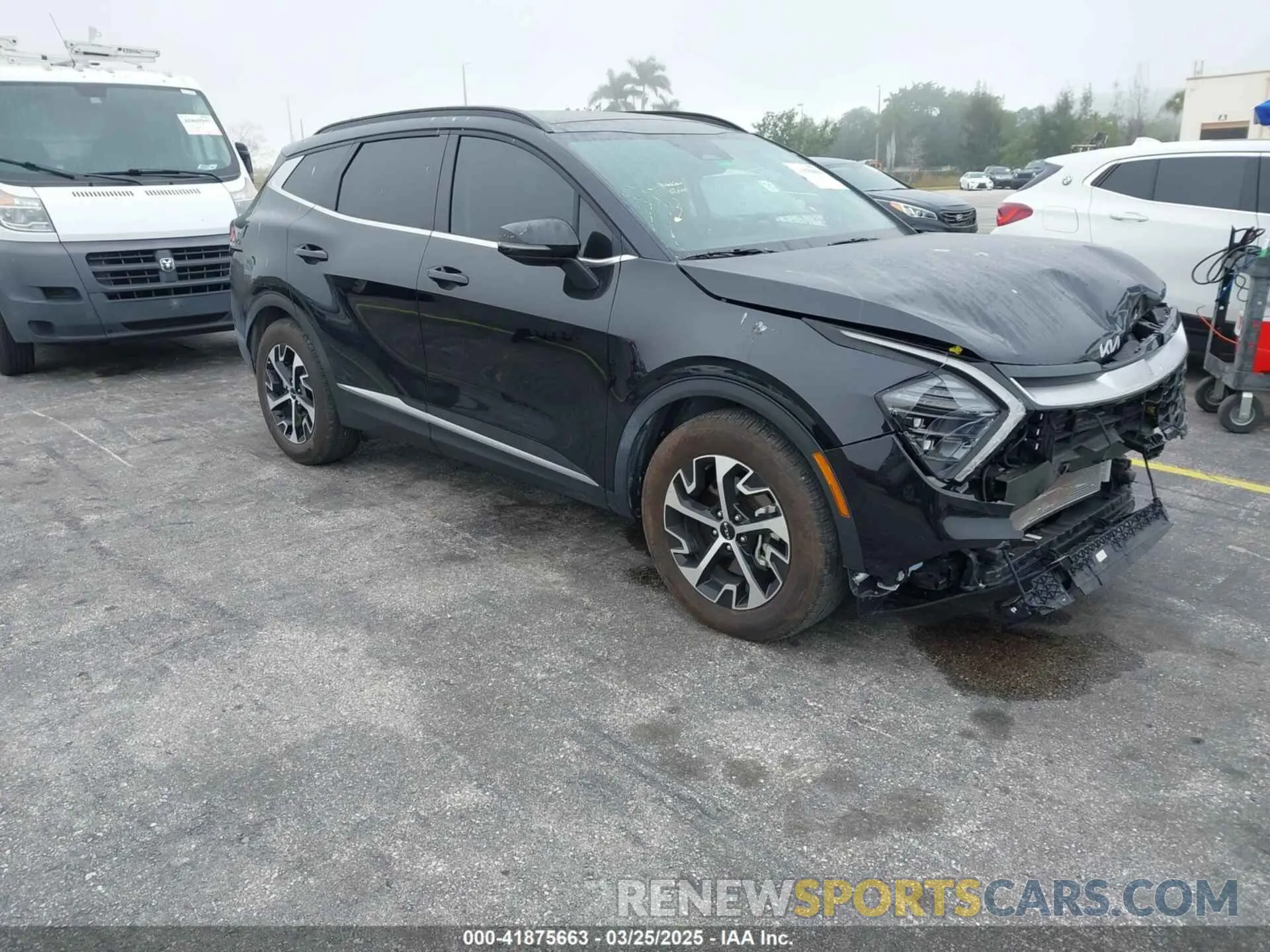 1 fotografías del automóvil dañado 5XYK33DF5SG236124 KIA SPORTAGE 2025