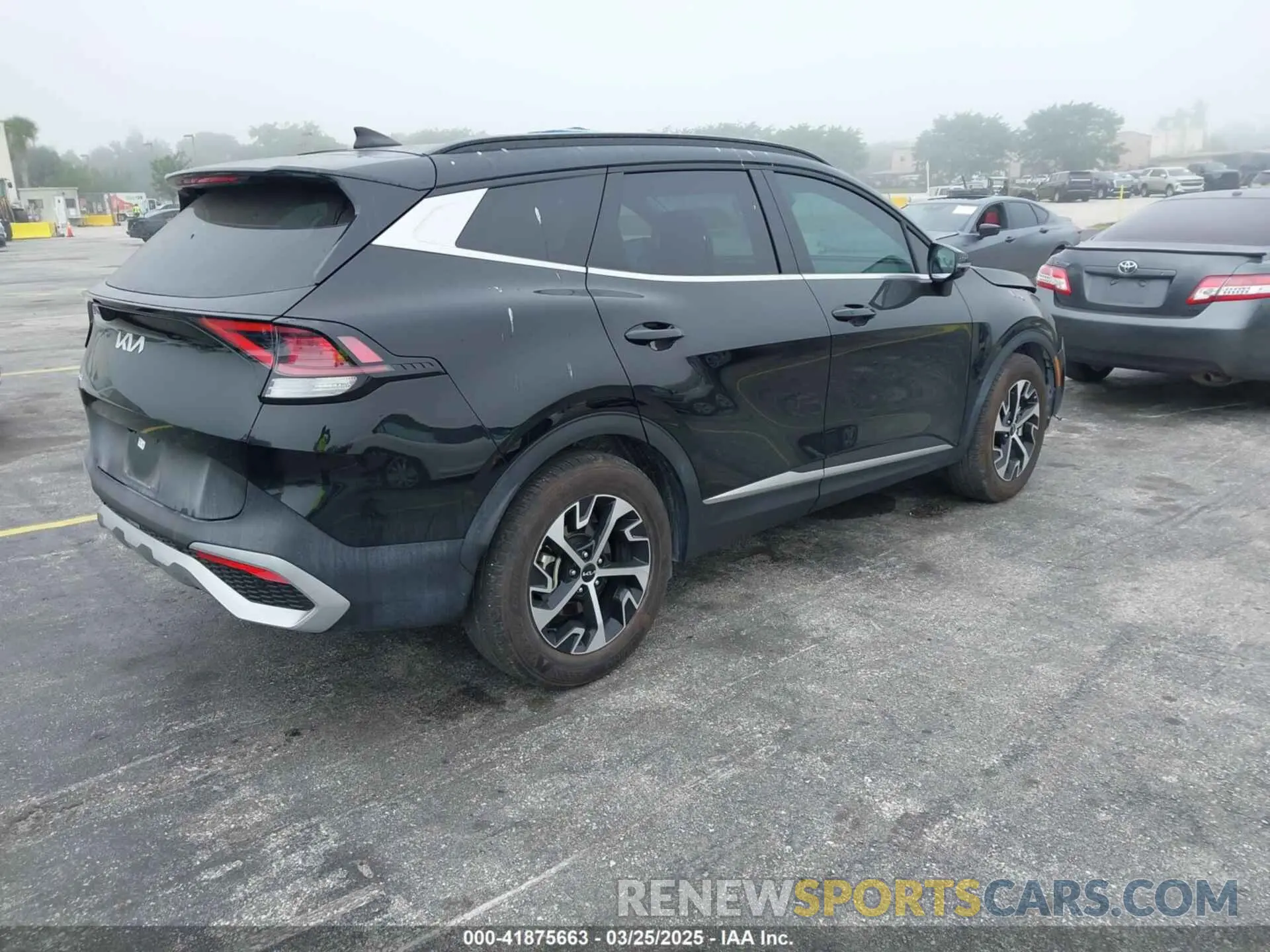 4 fotografías del automóvil dañado 5XYK33DF5SG236124 KIA SPORTAGE 2025