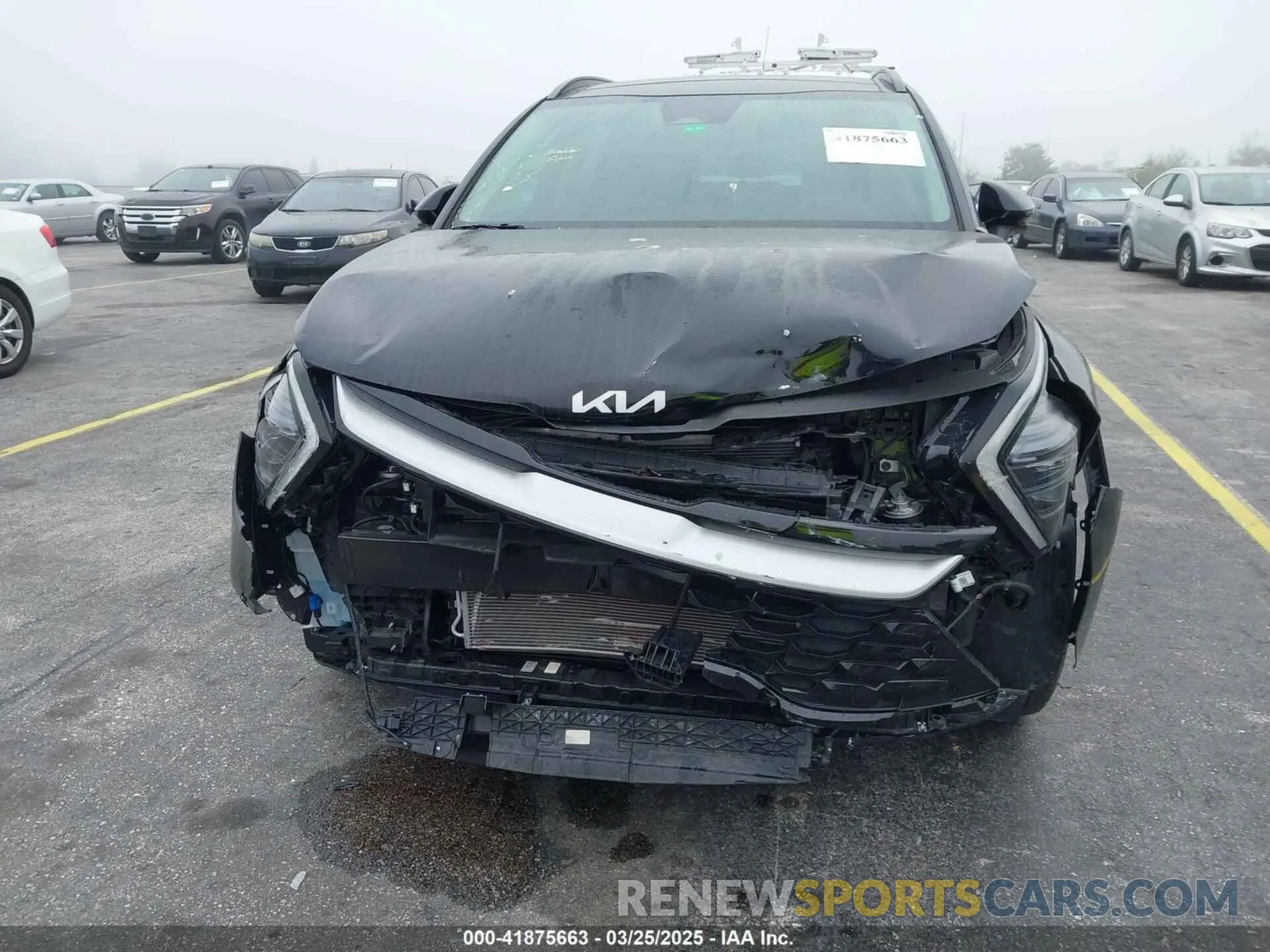 6 fotografías del automóvil dañado 5XYK33DF5SG236124 KIA SPORTAGE 2025