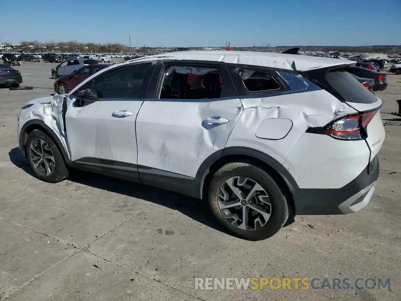 2 fotografías del automóvil dañado 5XYK33DF5SG251836 KIA SPORTAGE 2025