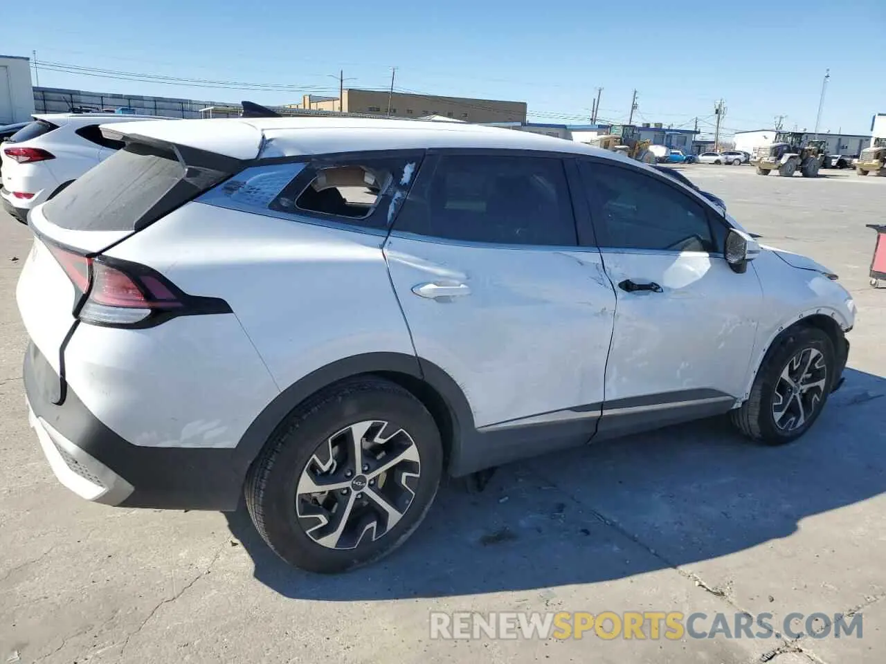 3 fotografías del automóvil dañado 5XYK33DF5SG251836 KIA SPORTAGE 2025