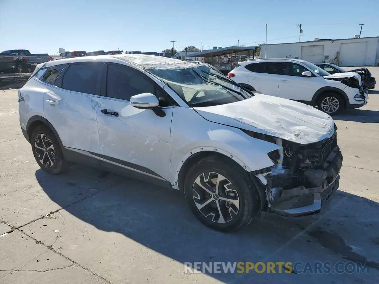 4 fotografías del automóvil dañado 5XYK33DF5SG251836 KIA SPORTAGE 2025