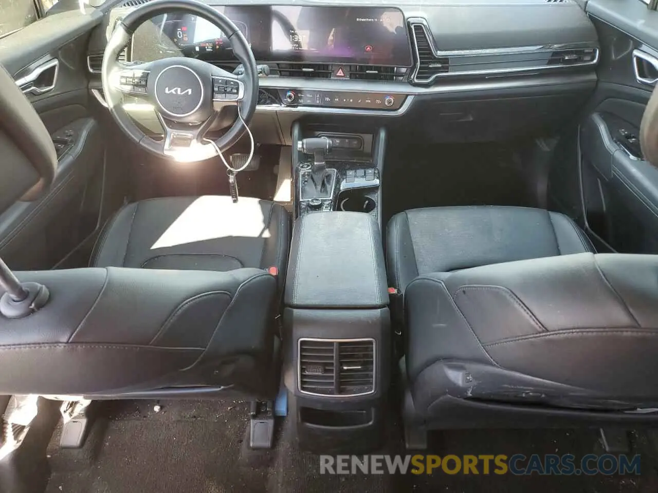 8 fotografías del automóvil dañado 5XYK33DF5SG251836 KIA SPORTAGE 2025