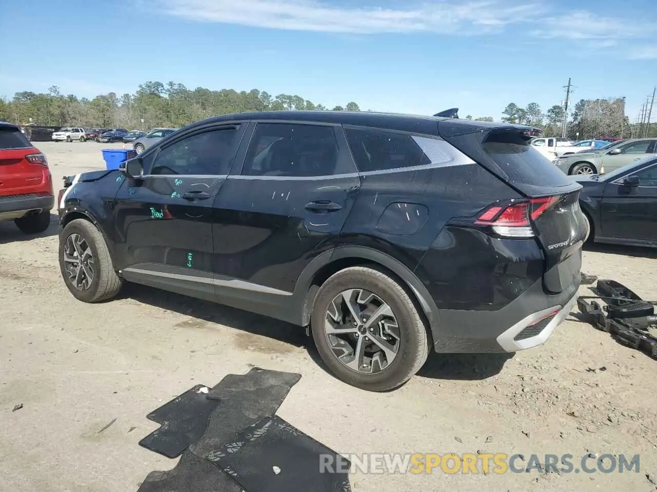 2 fotografías del automóvil dañado 5XYK33DF5SG277417 KIA SPORTAGE 2025