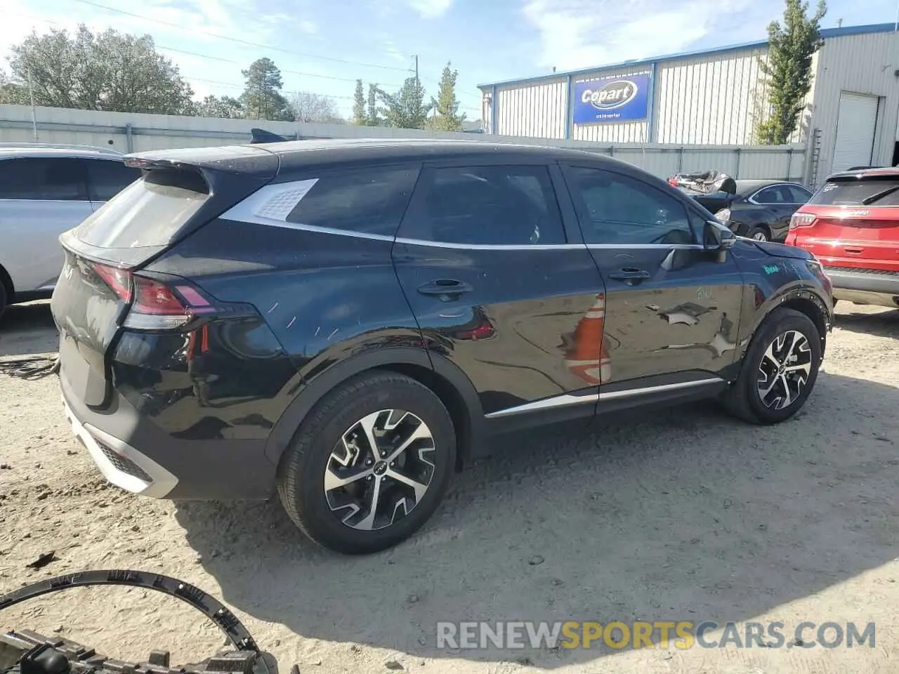 3 fotografías del automóvil dañado 5XYK33DF5SG277417 KIA SPORTAGE 2025