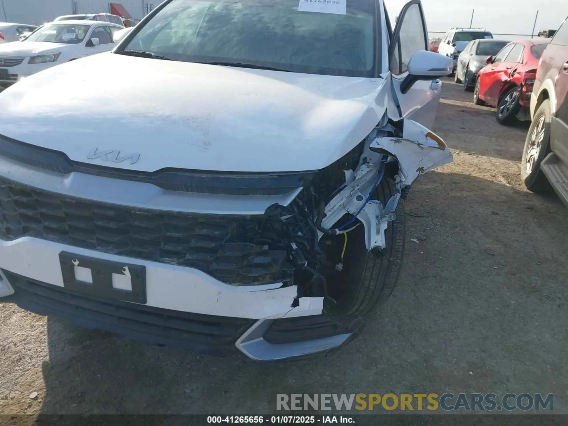6 fotografías del automóvil dañado 5XYK33DF6SG242174 KIA SPORTAGE 2025