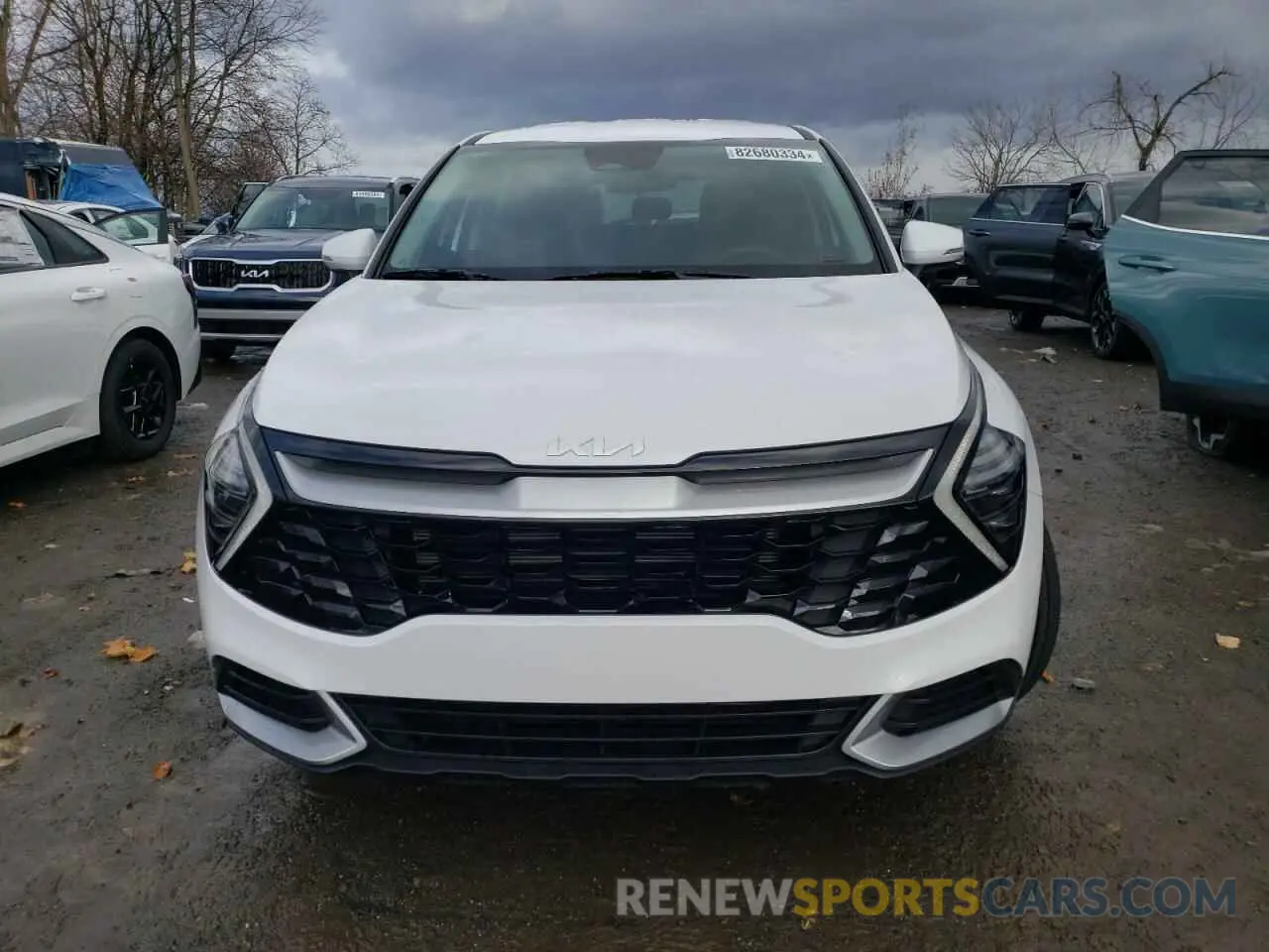 5 fotografías del automóvil dañado 5XYK33DF6SG242496 KIA SPORTAGE 2025