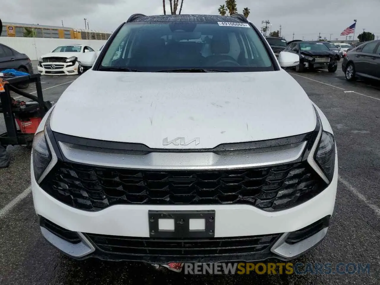 5 fotografías del automóvil dañado 5XYK33DF6SG263414 KIA SPORTAGE 2025