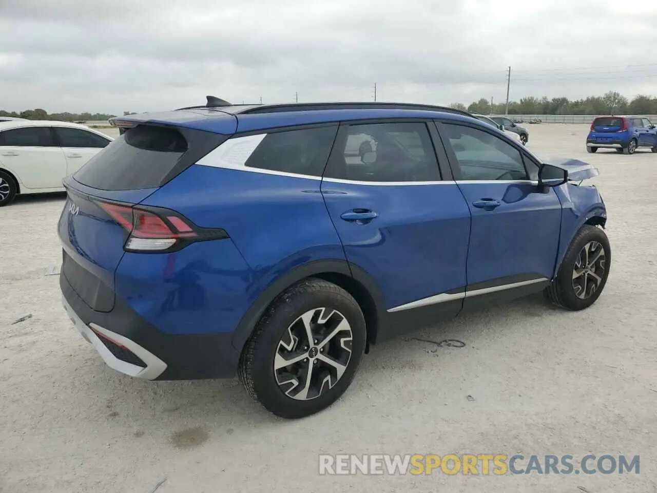 3 fotografías del automóvil dañado 5XYK33DF6SG264630 KIA SPORTAGE 2025