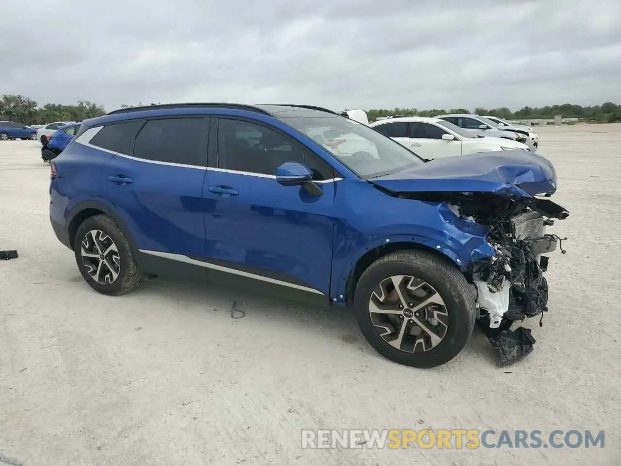 4 fotografías del automóvil dañado 5XYK33DF6SG264630 KIA SPORTAGE 2025