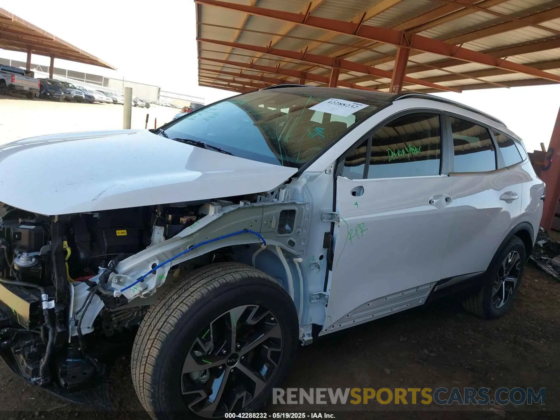 15 fotografías del automóvil dañado 5XYK33DF6SG320016 KIA SPORTAGE 2025