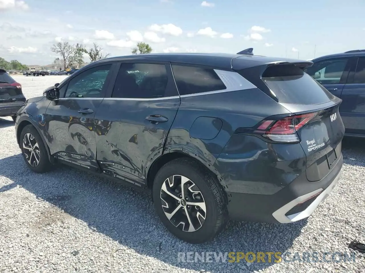 2 fotografías del automóvil dañado 5XYK33DF8SG235453 KIA SPORTAGE 2025