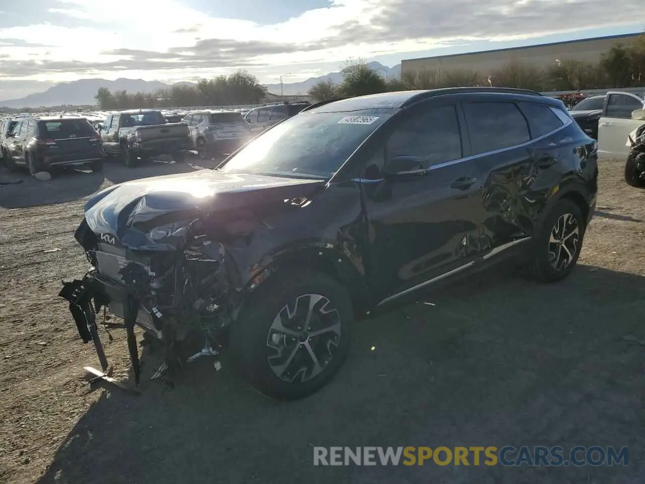 1 fotografías del automóvil dañado 5XYK33DF8SG284152 KIA SPORTAGE 2025