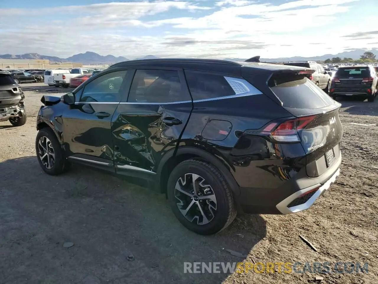 2 fotografías del automóvil dañado 5XYK33DF8SG284152 KIA SPORTAGE 2025