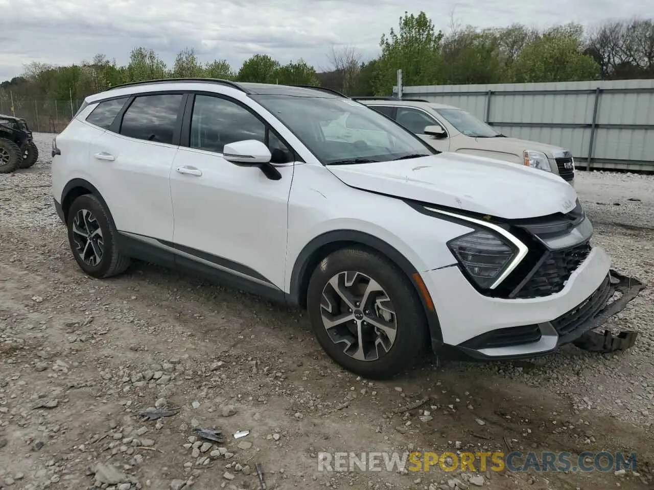 4 fotografías del automóvil dañado 5XYK33DF9SG251662 KIA SPORTAGE 2025
