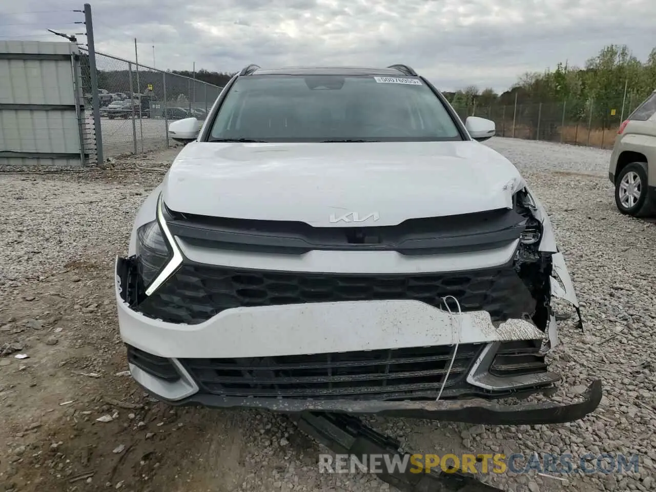 5 fotografías del automóvil dañado 5XYK33DF9SG251662 KIA SPORTAGE 2025