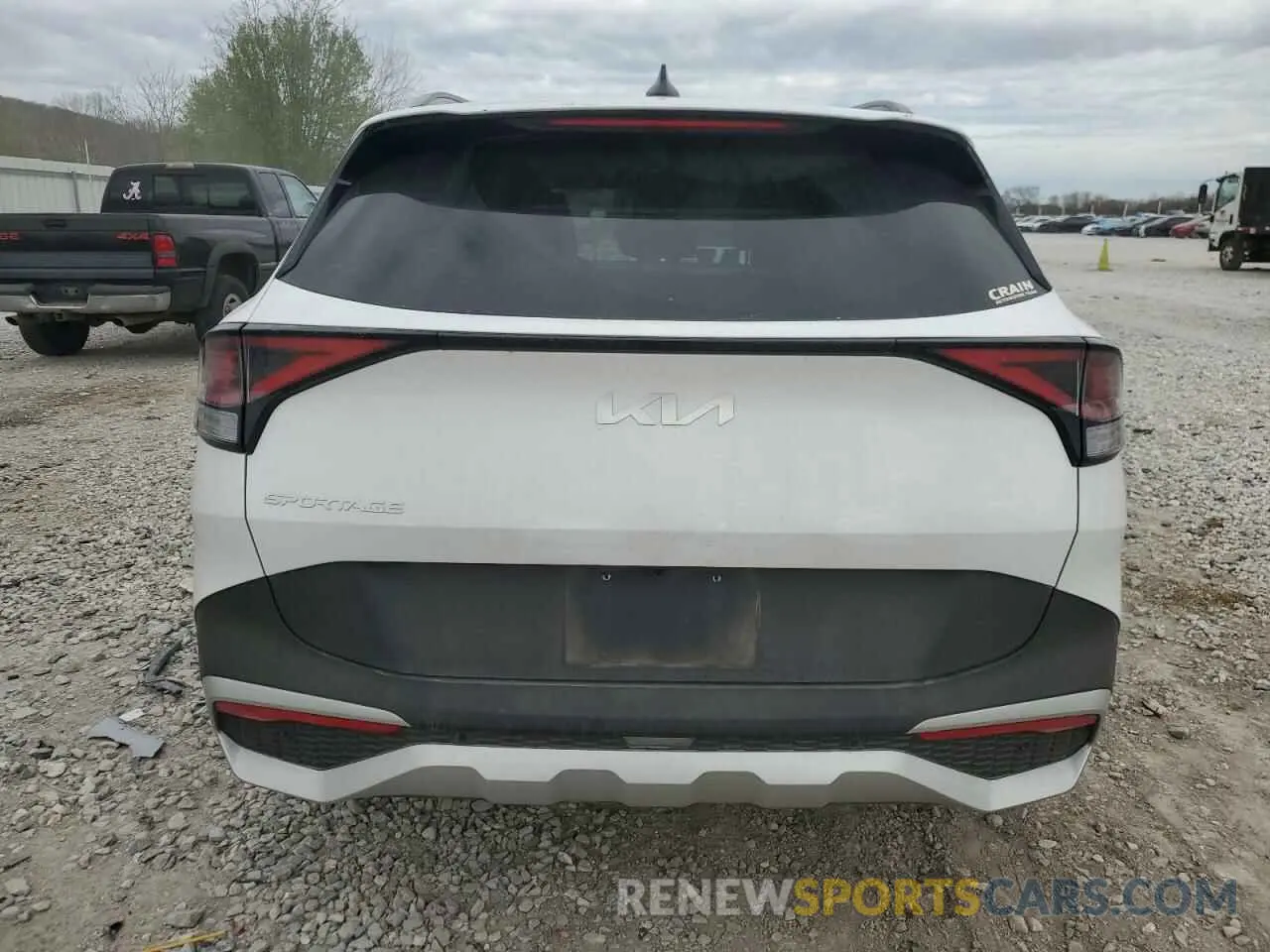 6 fotografías del automóvil dañado 5XYK33DF9SG251662 KIA SPORTAGE 2025