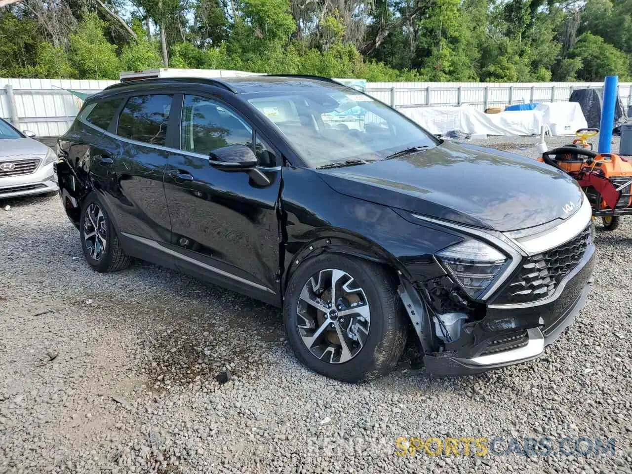 4 fotografías del automóvil dañado 5XYK33DF9SG280756 KIA SPORTAGE 2025