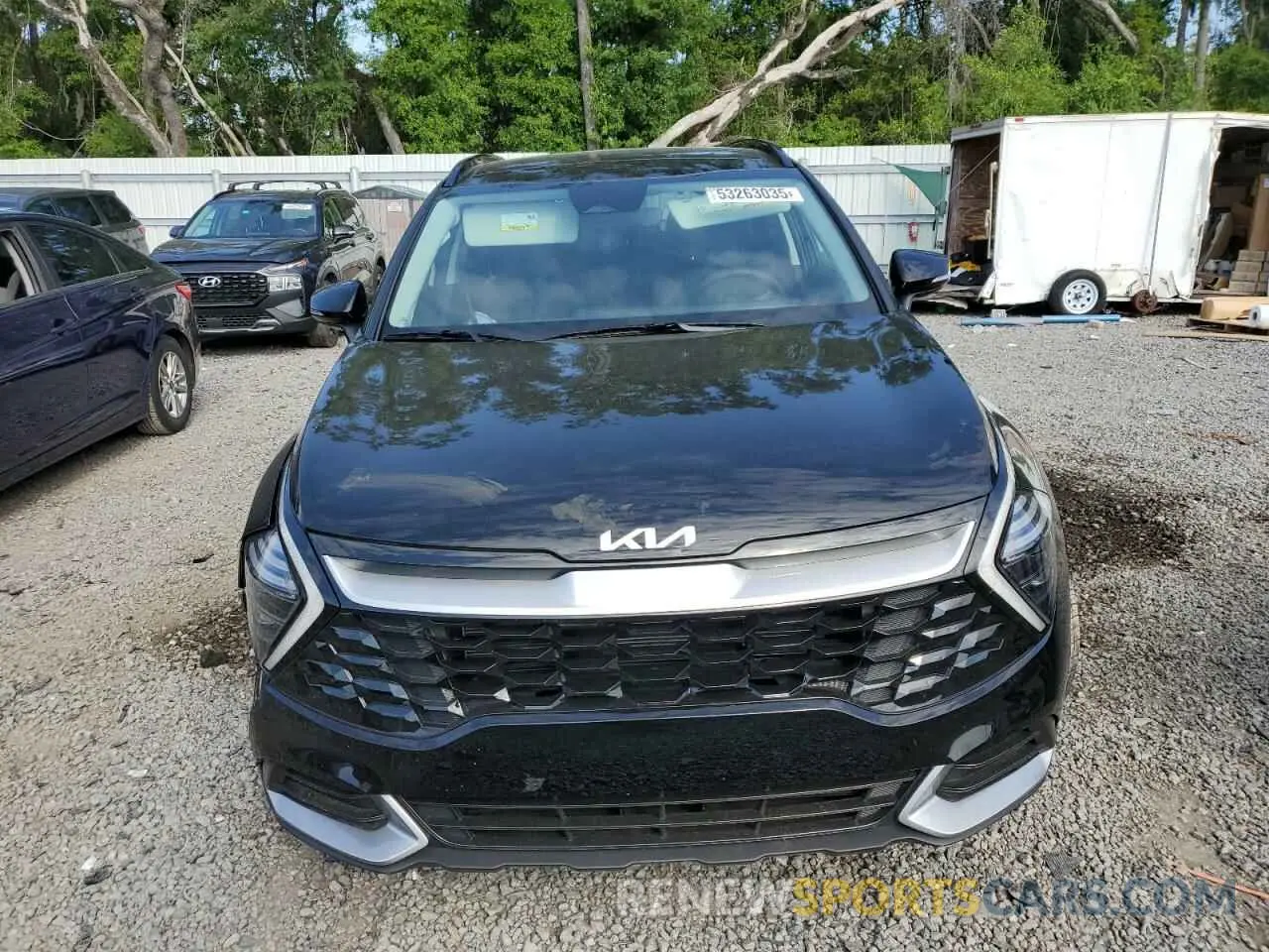 5 fotografías del automóvil dañado 5XYK33DF9SG280756 KIA SPORTAGE 2025