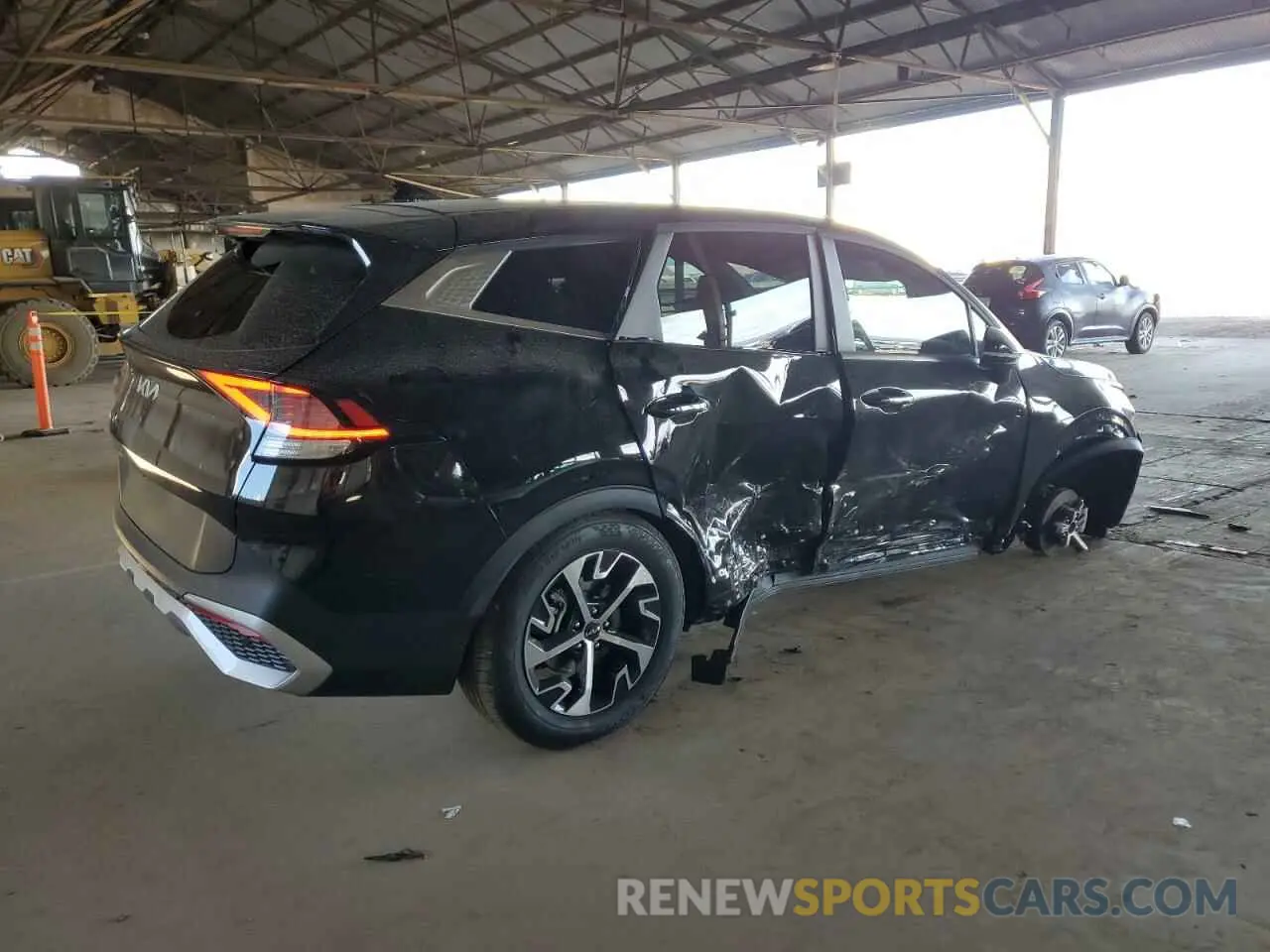 3 fotografías del automóvil dañado 5XYK33DFXSG267773 KIA SPORTAGE 2025