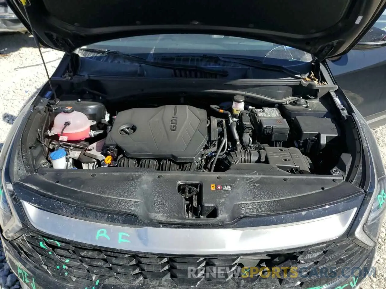 12 fotografías del automóvil dañado 5XYK33DFXSG273055 KIA SPORTAGE 2025