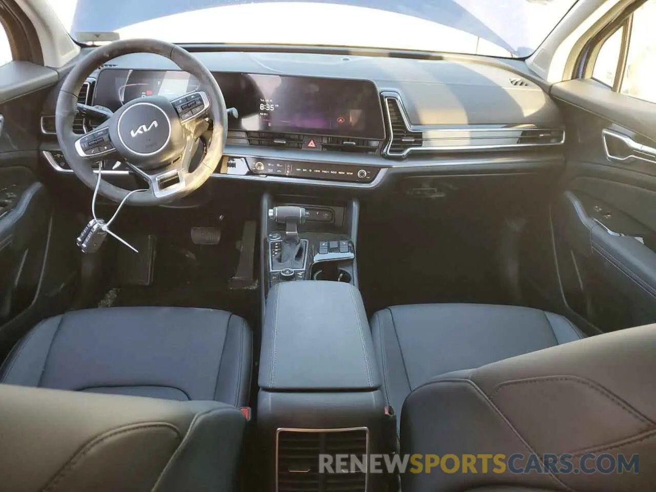 8 fotografías del automóvil dañado 5XYK3CDF4SG245350 KIA SPORTAGE 2025