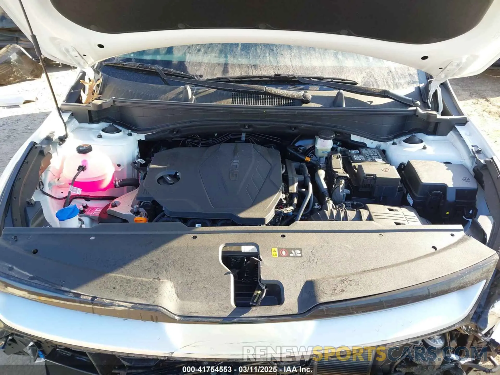 10 fotografías del automóvil dañado 5XYK3CDF4SG246952 KIA SPORTAGE 2025