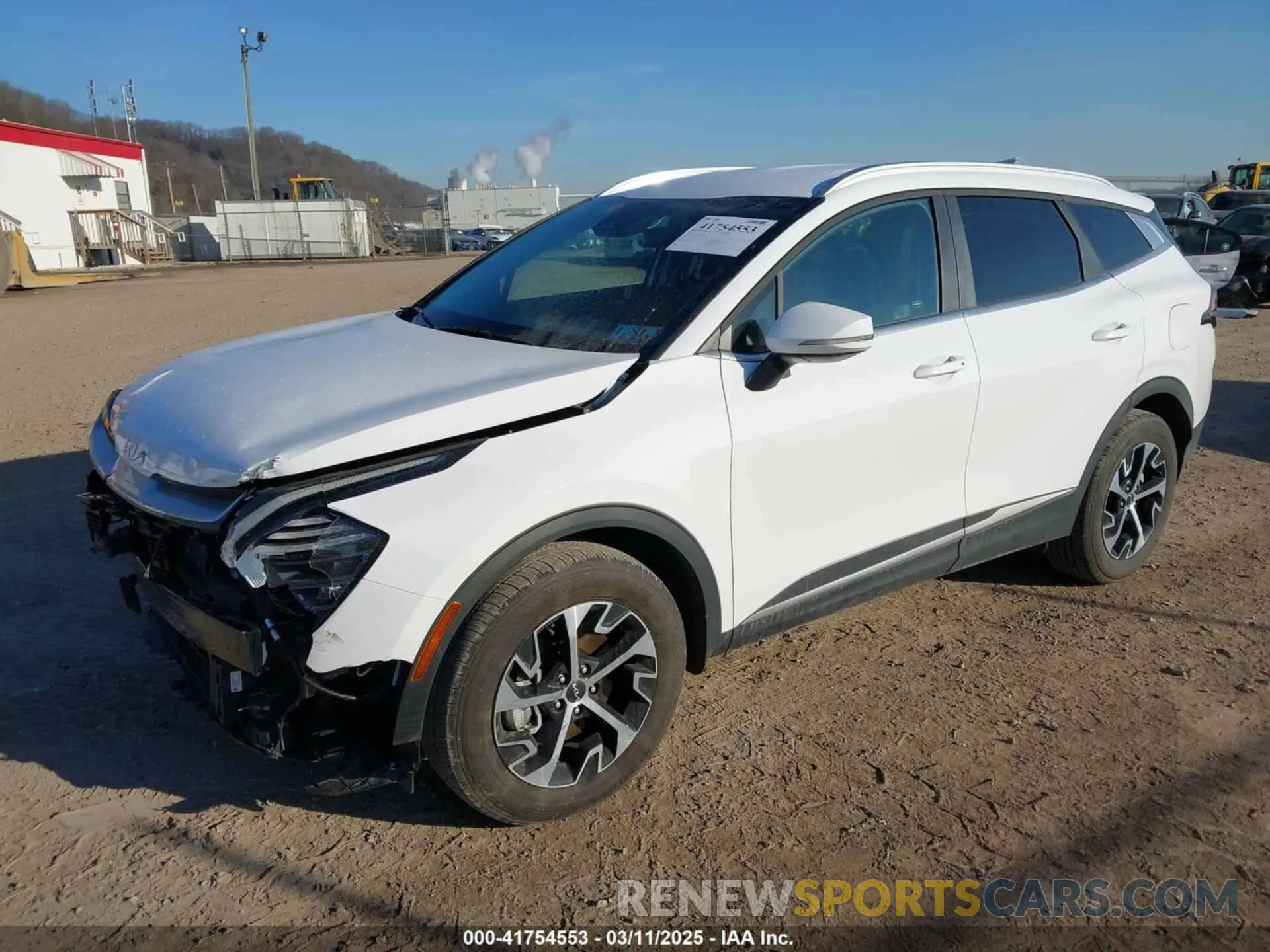 2 fotografías del automóvil dañado 5XYK3CDF4SG246952 KIA SPORTAGE 2025