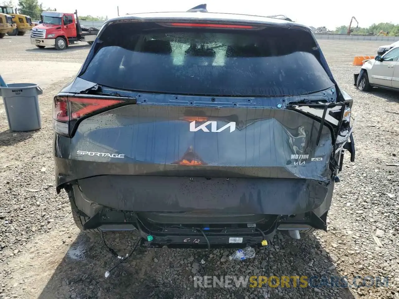 6 fotografías del automóvil dañado 5XYK3CDF6SG236746 KIA SPORTAGE 2025