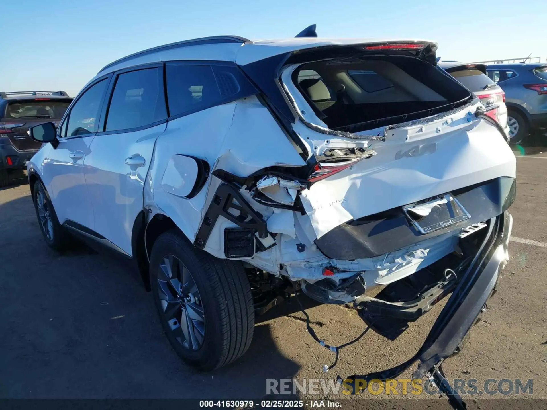 6 fotografías del automóvil dañado 5XYK43DF1SG264614 KIA SPORTAGE 2025
