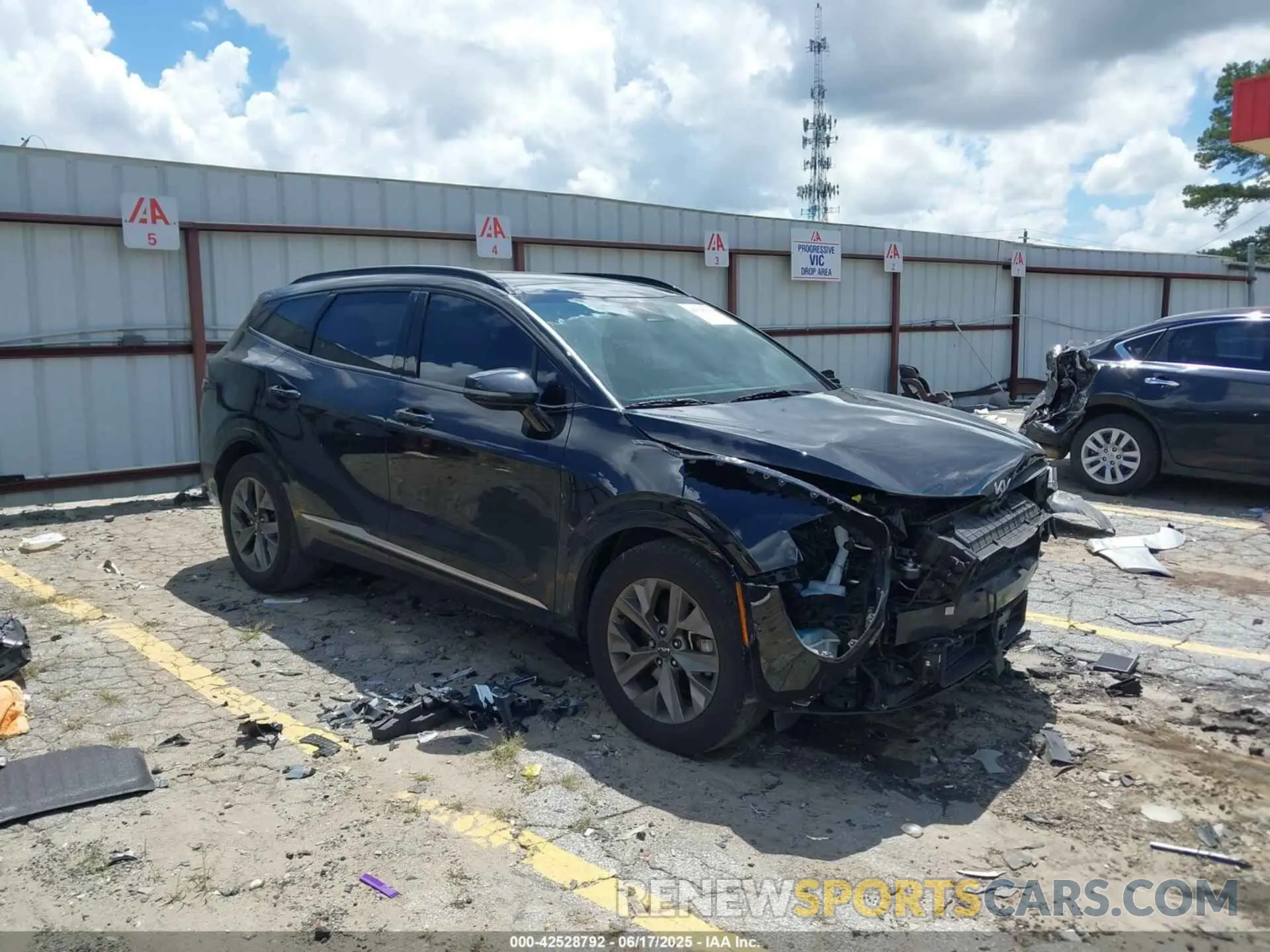 1 fotografías del automóvil dañado 5XYK43DF4SG238167 KIA SPORTAGE 2025