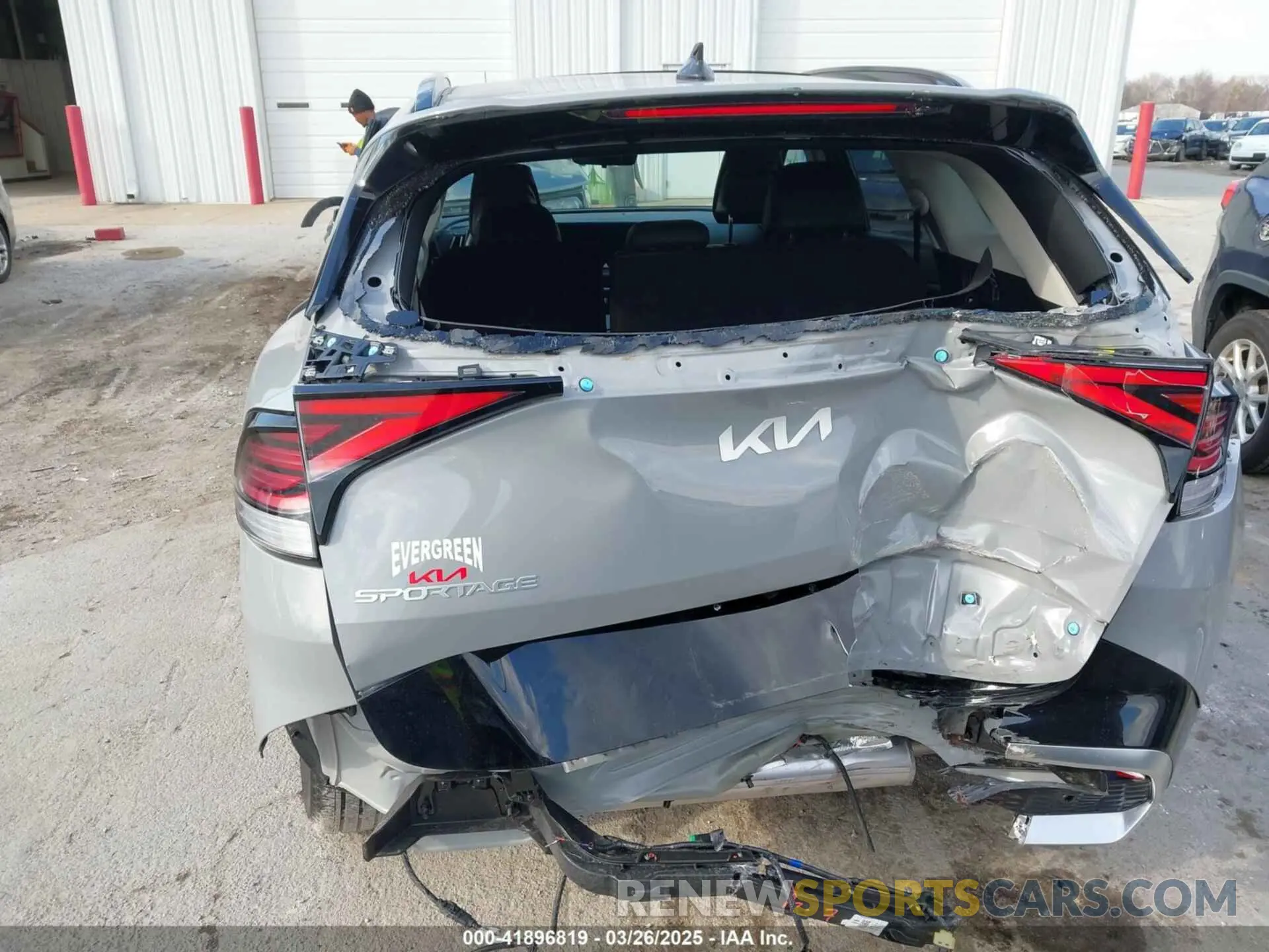 6 fotografías del automóvil dañado 5XYK53DF1SG295214 KIA SPORTAGE 2025