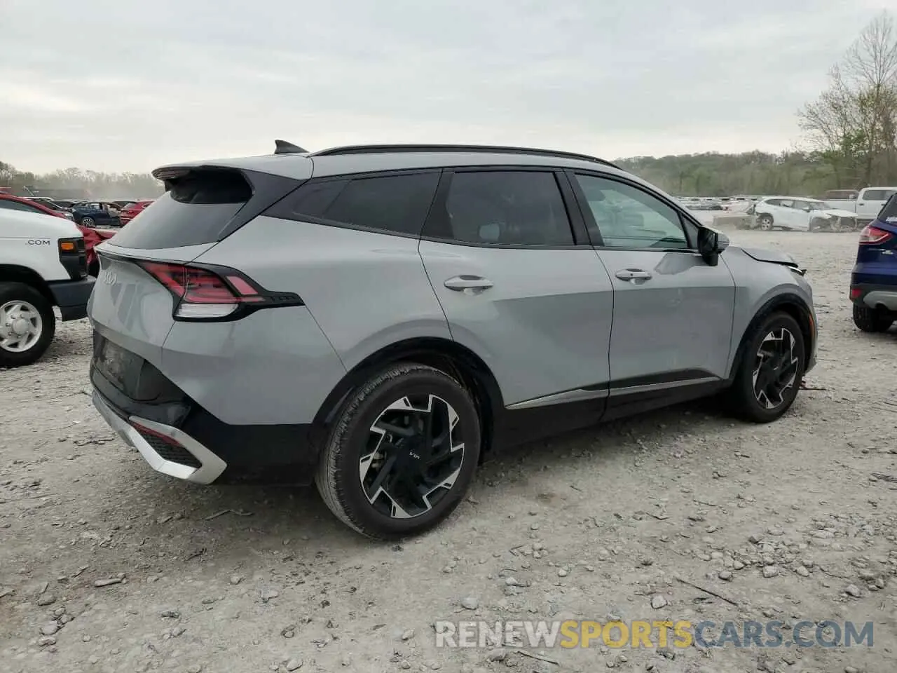 3 fotografías del automóvil dañado 5XYK53DF3SG235550 KIA SPORTAGE 2025