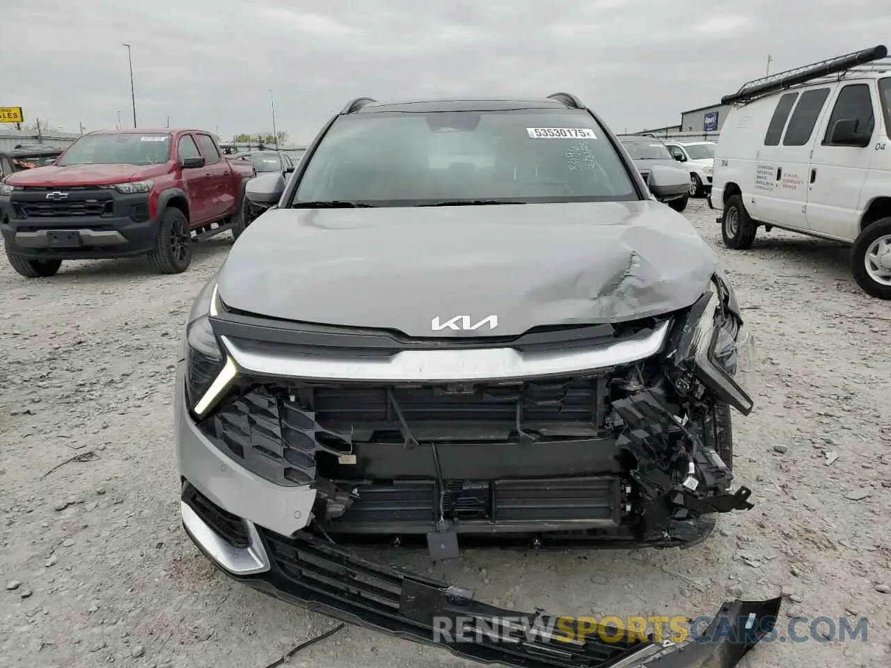 5 fotografías del automóvil dañado 5XYK53DF3SG235550 KIA SPORTAGE 2025