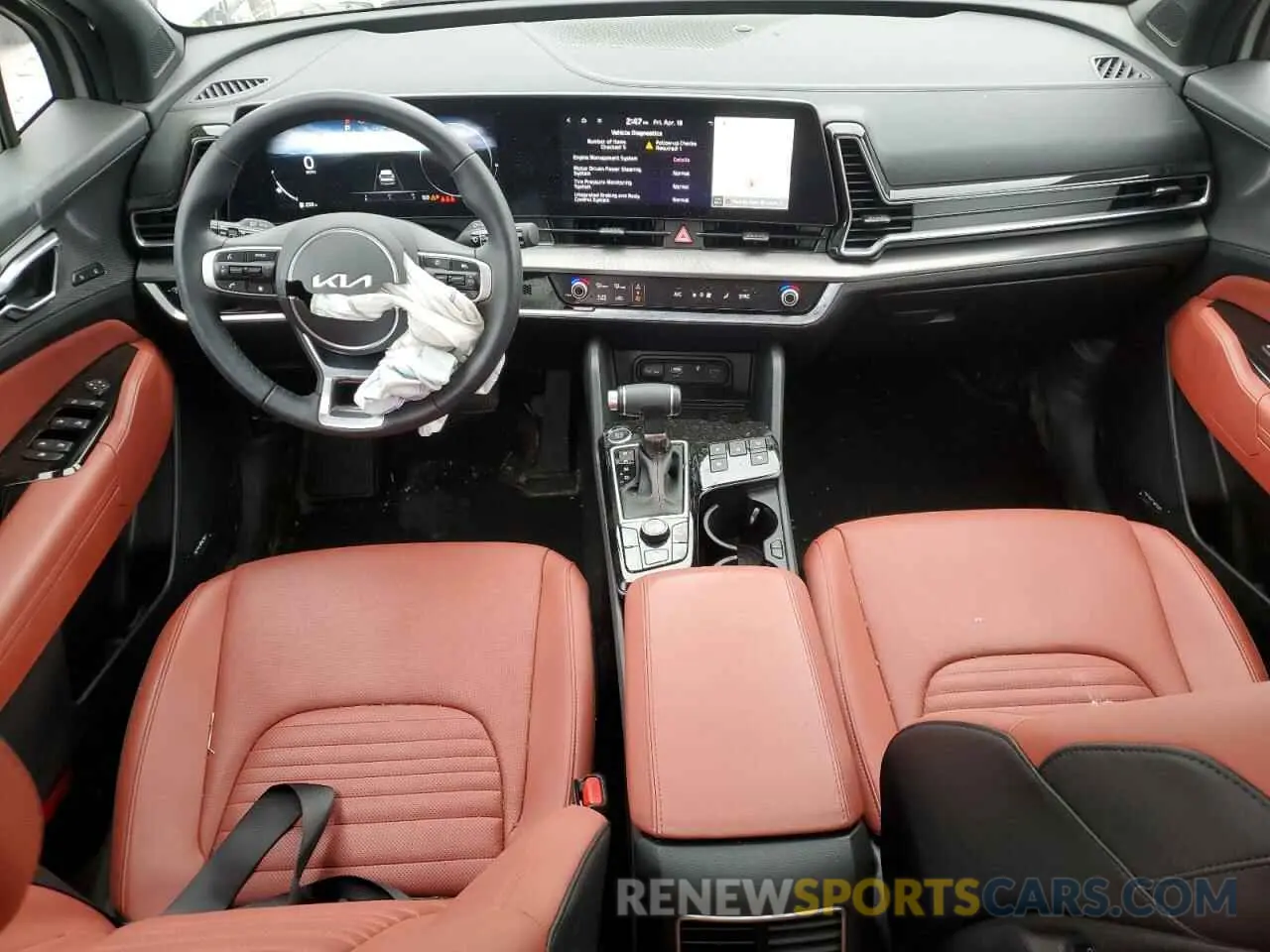 8 fotografías del automóvil dañado 5XYK53DF3SG235550 KIA SPORTAGE 2025