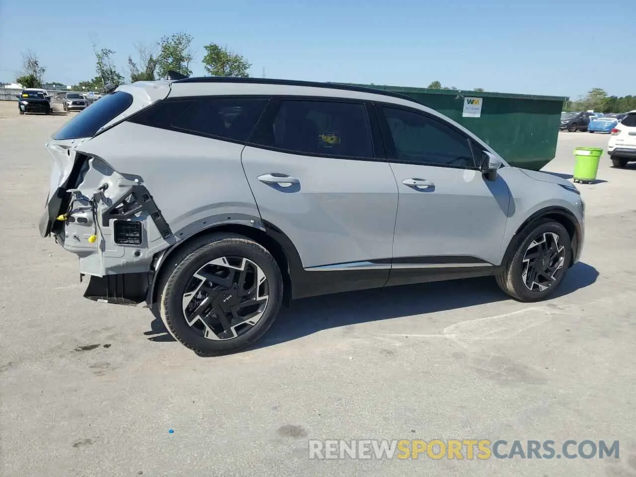3 fotografías del automóvil dañado 5XYK53DF3SG311879 KIA SPORTAGE 2025