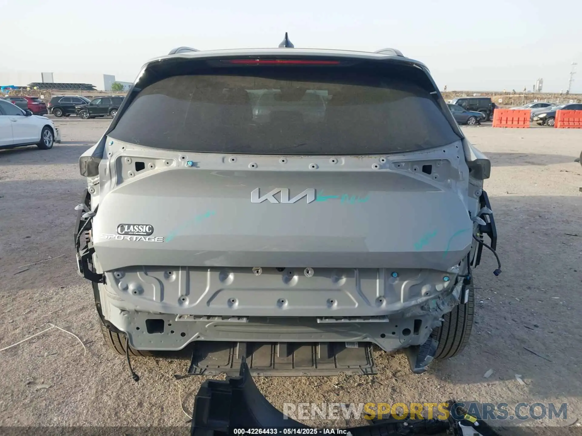 17 fotografías del automóvil dañado 5XYK53DF4SG237100 KIA SPORTAGE 2025