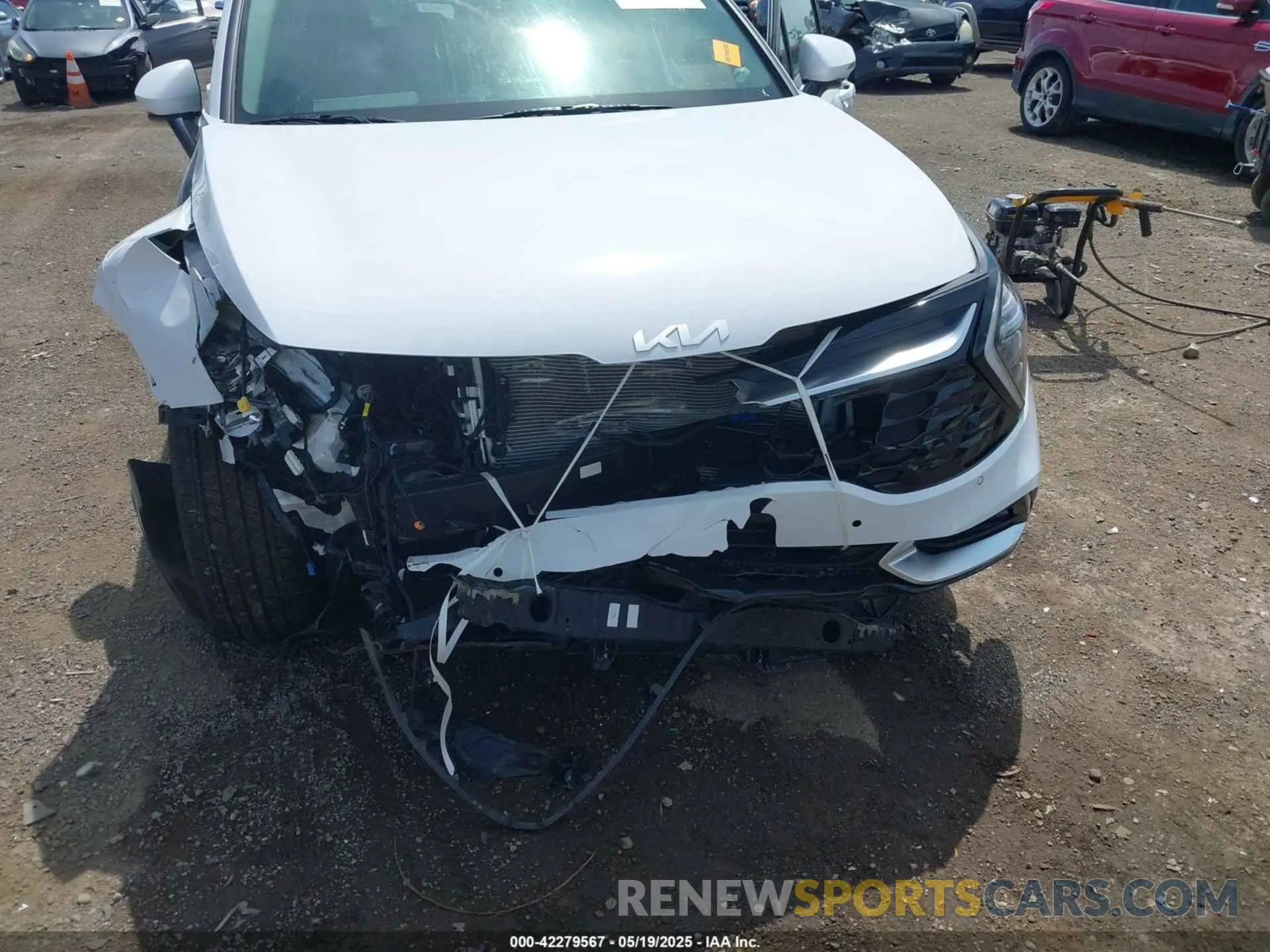 6 fotografías del automóvil dañado 5XYK53DF8SG295372 KIA SPORTAGE 2025