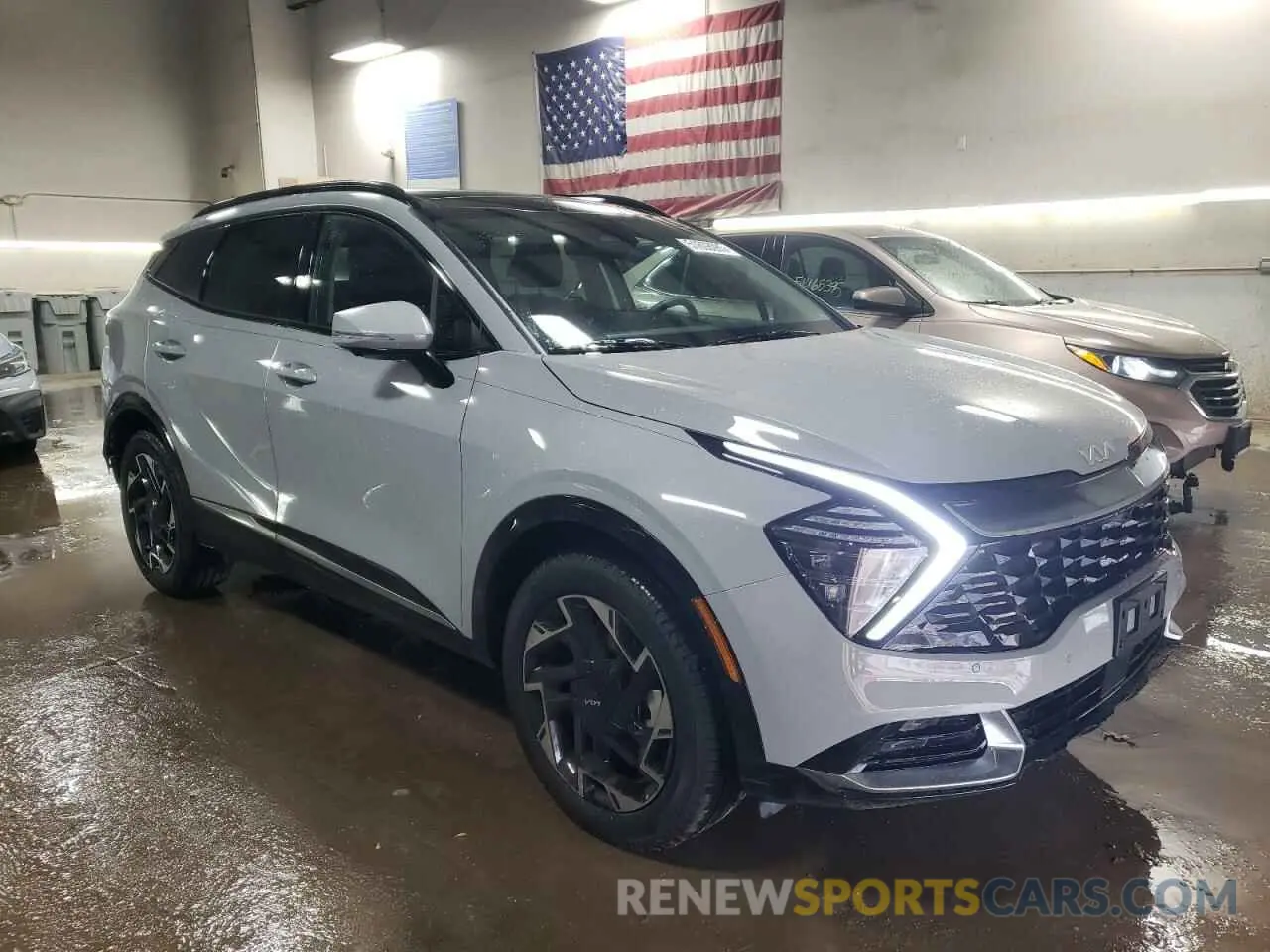 4 fotografías del automóvil dañado 5XYK5CDF3SG251120 KIA SPORTAGE 2025